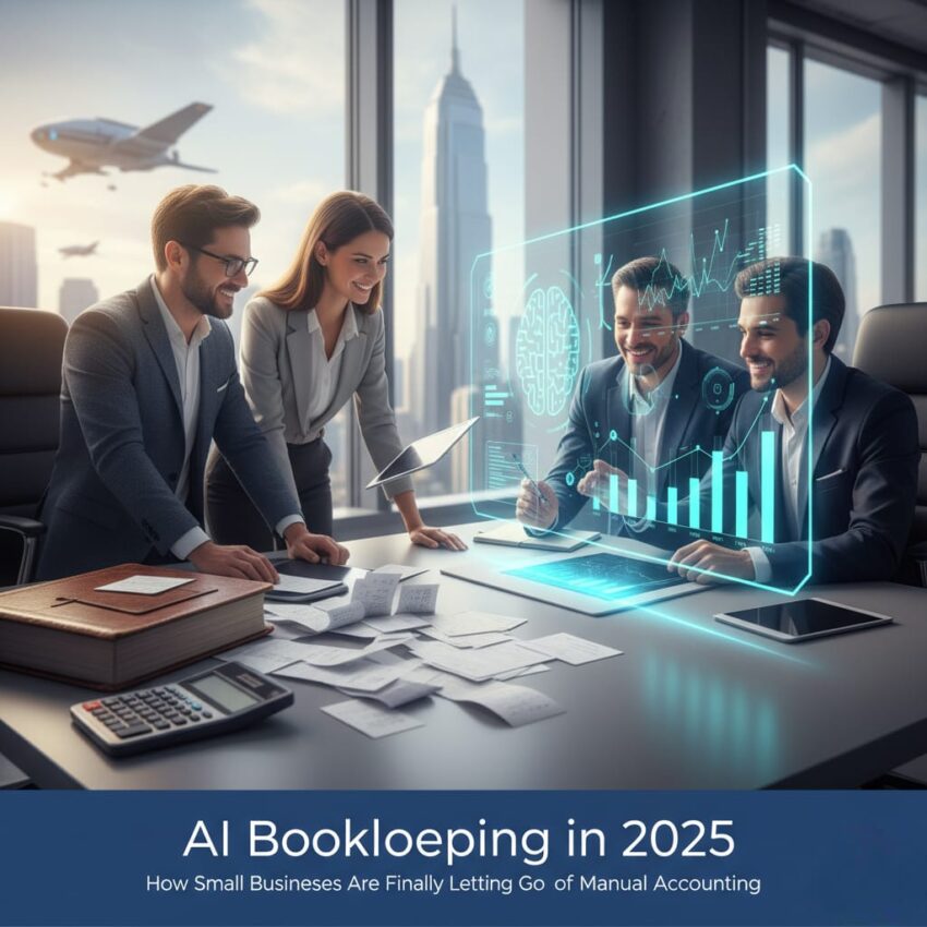 AI bookkeeping for small businesses is revolutionizing accounting in 2025. Learn how QuickBooks, Xero, and Zoho Books automate bookkeeping, save time, and improve accuracy.